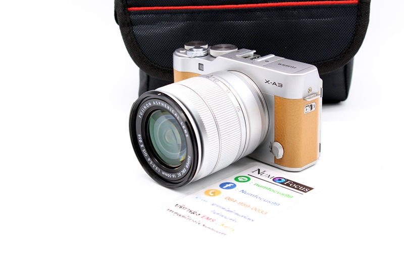Fujifilm X-A3 เลนส์คิท 16-50mm สีน้ำตาลคาราเมล สภาพสวย อดีตประกัน เมนูภาษาไทย ใช้งานปกติ อุปกรณ์พร้อมกระเป๋า